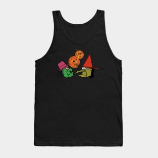 Masks and Pumpkins Trick or Treat Tank Top